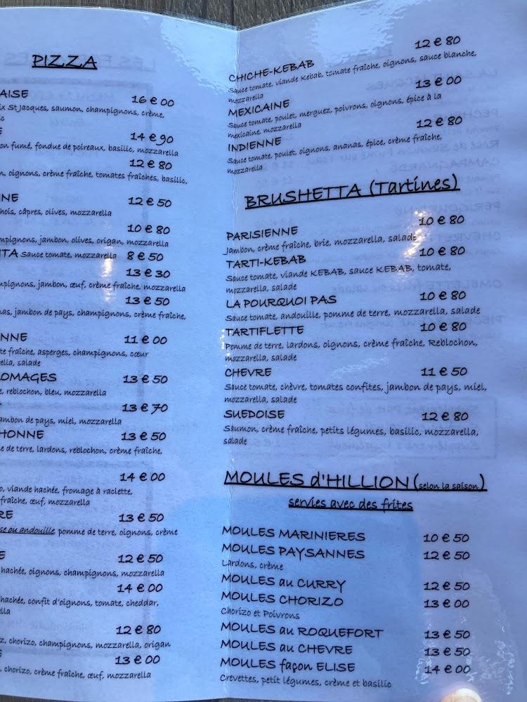 La Vieille Auberge - Menu Image 1